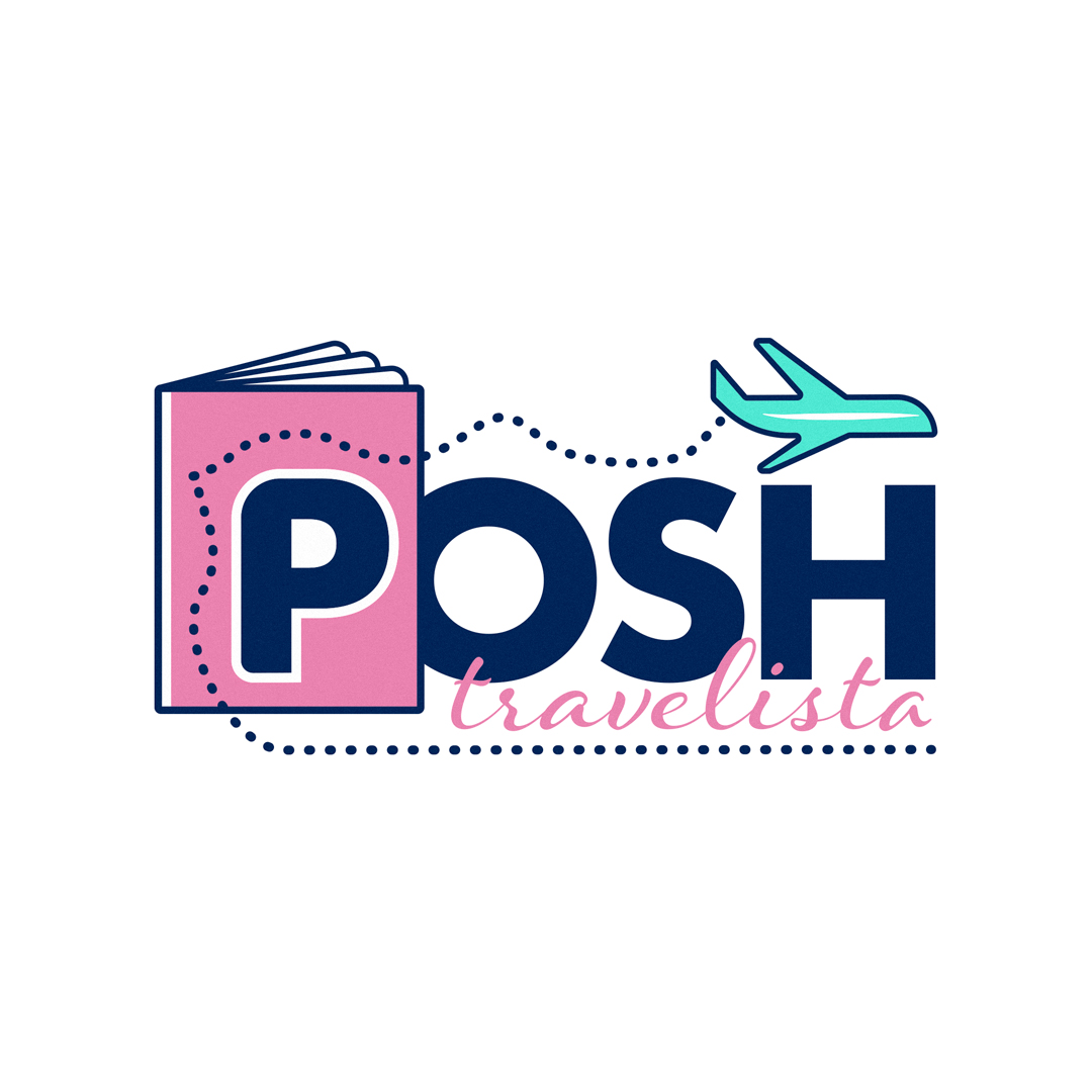 Posh Travelista Brand Identity Logo Design